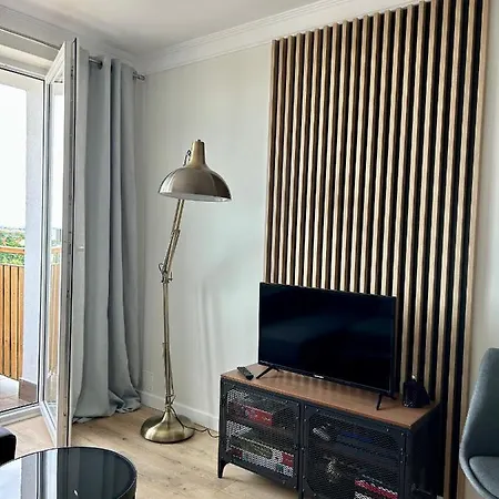 Apartament Z Widokiem Na Gdansk I Zatoke Free & Priv Parking Exterior photo