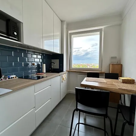 Apartament Z Widokiem Na Gdansk I Zatoke Free & Priv Parking Exterior photo